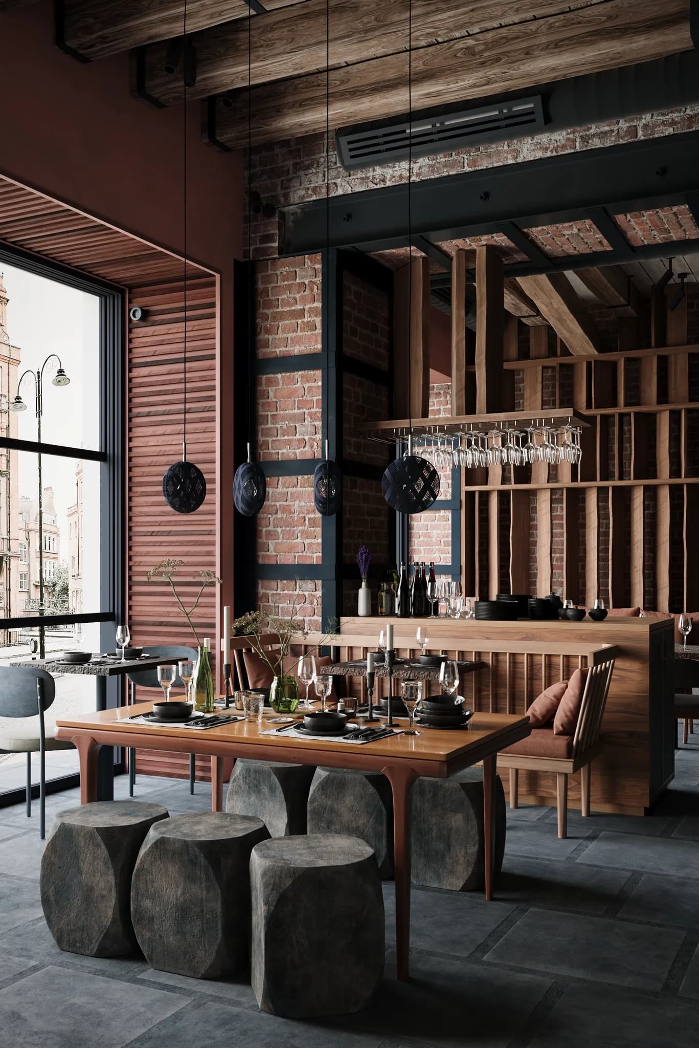 Japanese restaurant interior